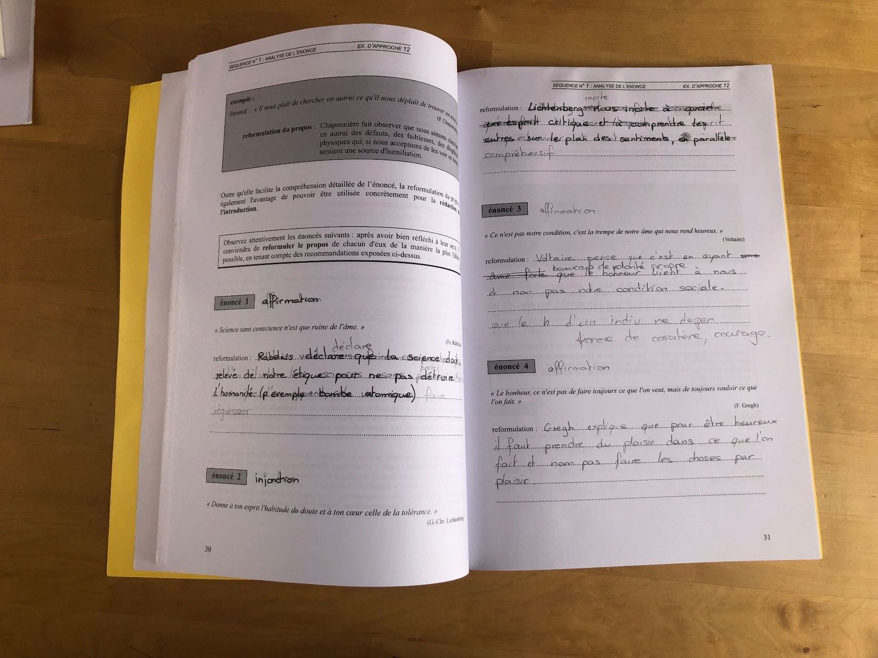 Libri: Apprentissage de la dissertation séquences 1 & 4-5-6 – Usato da St-Aubin FR venduto da Tiweety 3