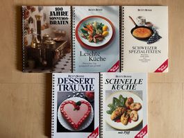 5 Betty Bossi Kochbücher