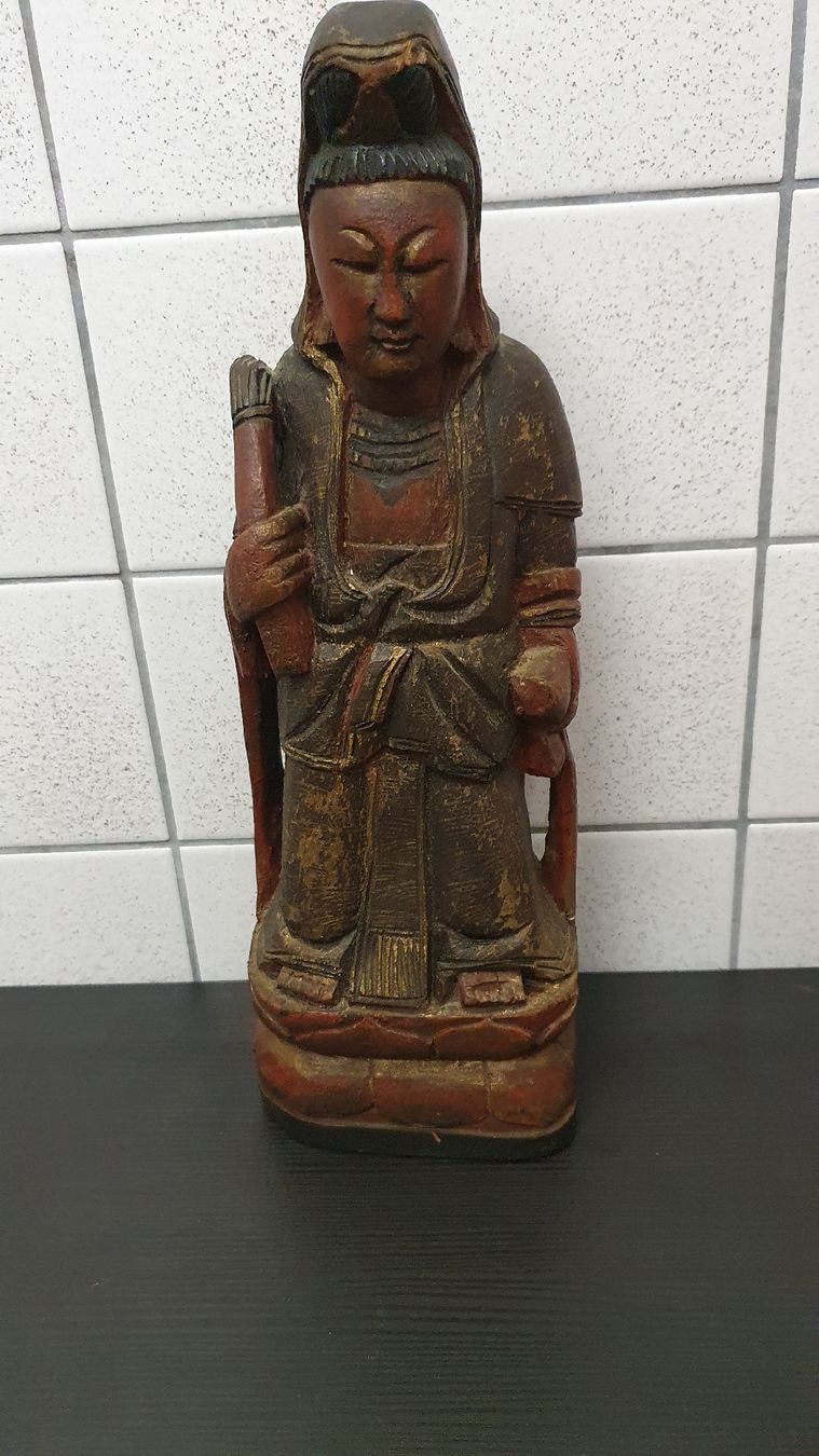 Sculture & Statue: Antike Skulptur, China, bemalt – Usato da Dietikon venduto da Allegra34 7
