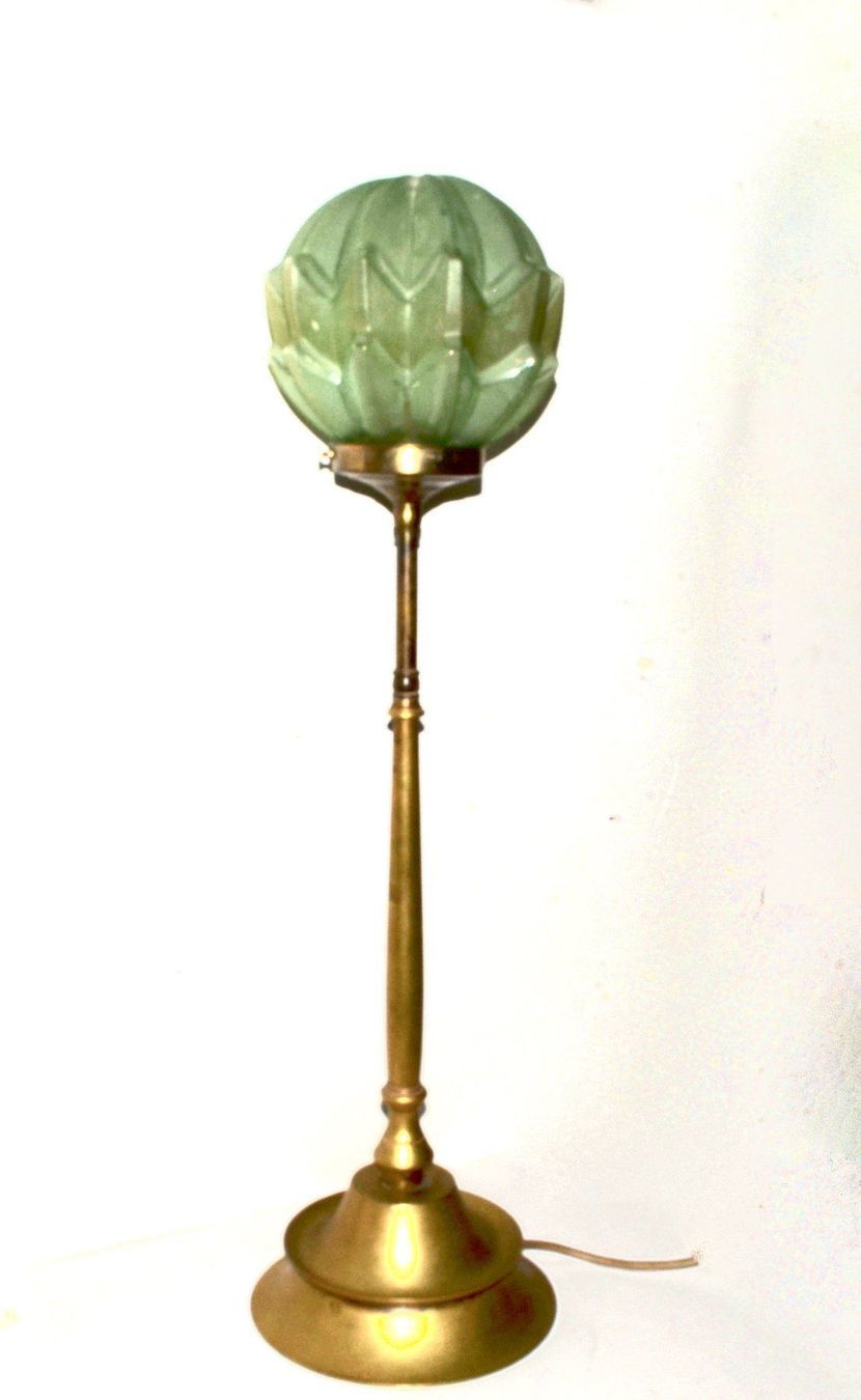 Lampade: Lampe aus Messing - erste Hälfte des 20. – Usato da Meilen venduto da glenbeigh