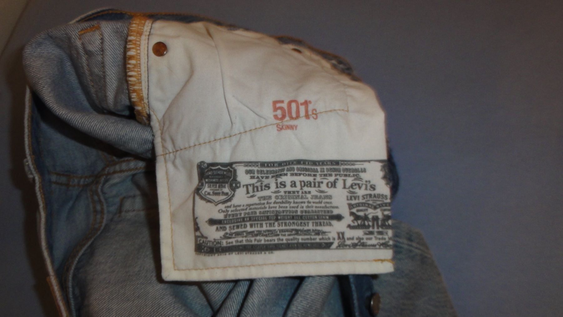Levi's Jeans: LEVIS 501 GROSSE S (NEUWERTIG) – Usato da ZUFIKON venduto da SULMI01 5