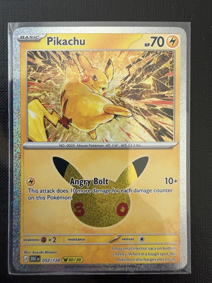 Pokémon Carte collezionabili: Pikachu #052 30C EN – Nuovo (secondo la descrizione) da Savigny venduto da Matgab94