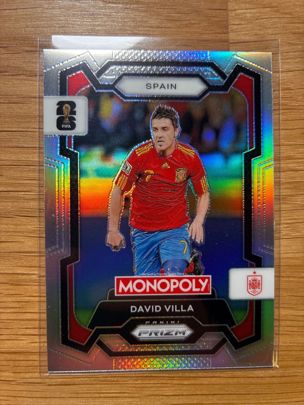 Topps Sammelbilder & Trading cards: Panini Prizm Monopoly David Villa Spanien Silver – Gebraucht aus Wangenried von Garagara