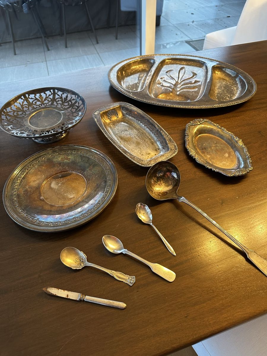 Piatti di portata: vintage silverplate entertaining collection – Usato da Meilen venduto da tmbach