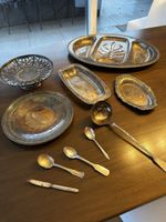 vintage silverplate entertaining collection