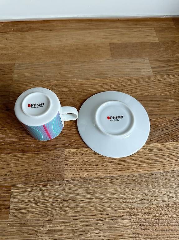 Pfister Tazze: Kaffeetasse mit Unterteller Pfister neuwertig – Usato da Sissach venduto da Sothyma 2
