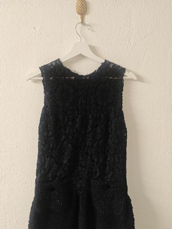 DOLCE & GABBANA Tweed-Spitzenkleid