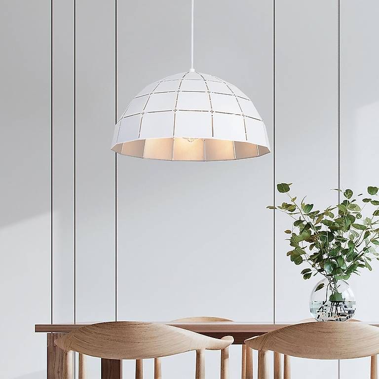 Lampadari & plafoniere: SORA Hängelampe weiss – Usato da Sissach venduto da mondilux 1