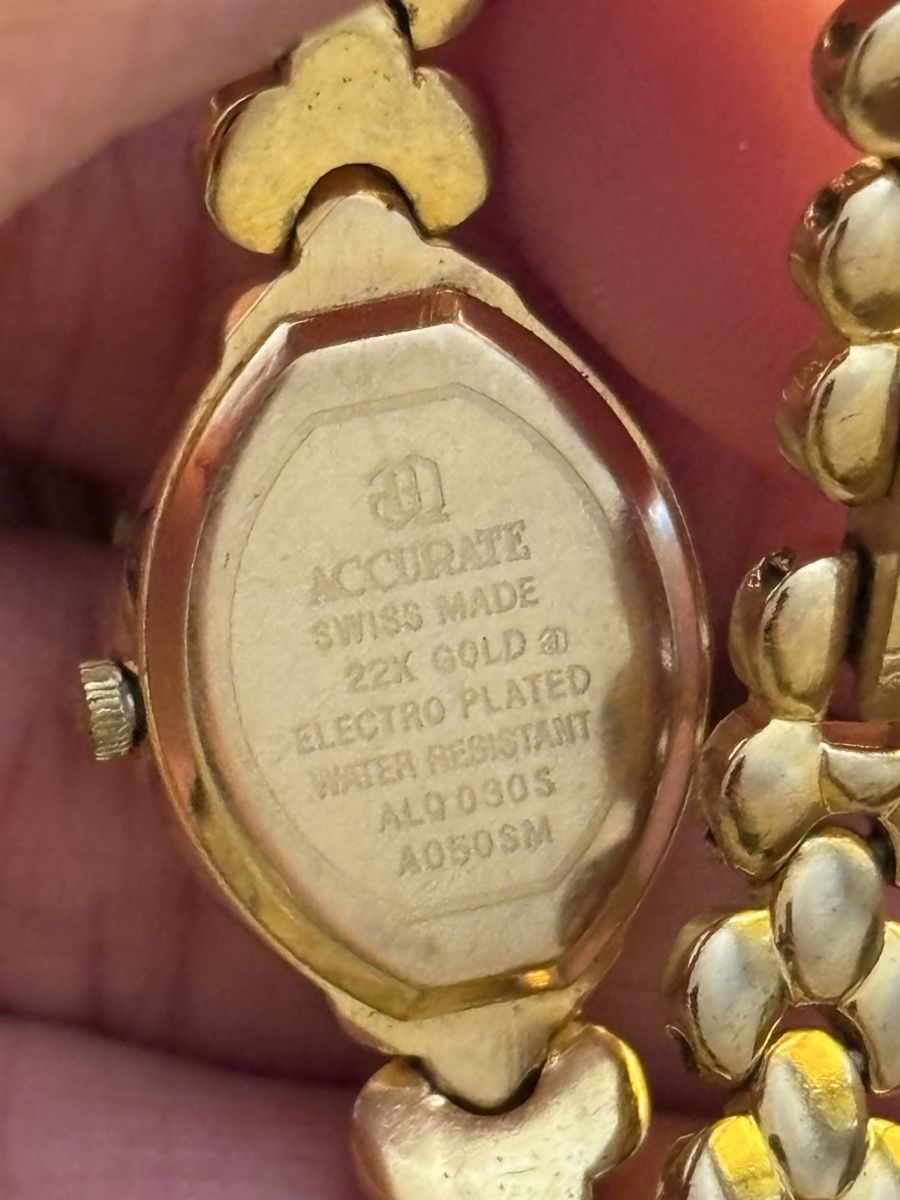 Swiss Orologi: 22k gold plated Vintage watch – Difettoso da Confignon venduto da Second_Hand_Ch 4