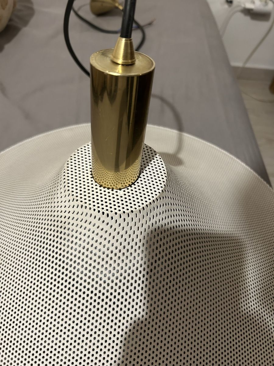 Lampadari & plafoniere: Suspension en métal perforé – Usato da Vernier venduto da Leandro055 9