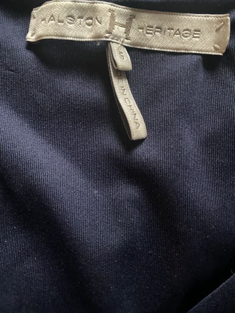 Vestiti: Halston Heritage Maxi Kleid Gr. S, Dunkelblau – Usato da Baden venduto da swiss-alps 7