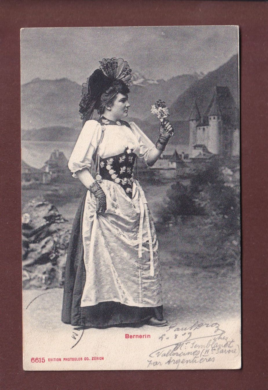 Cartes postales: BERN - Bernerin - 1909 – D'occasion à Pully par nicecards-shop