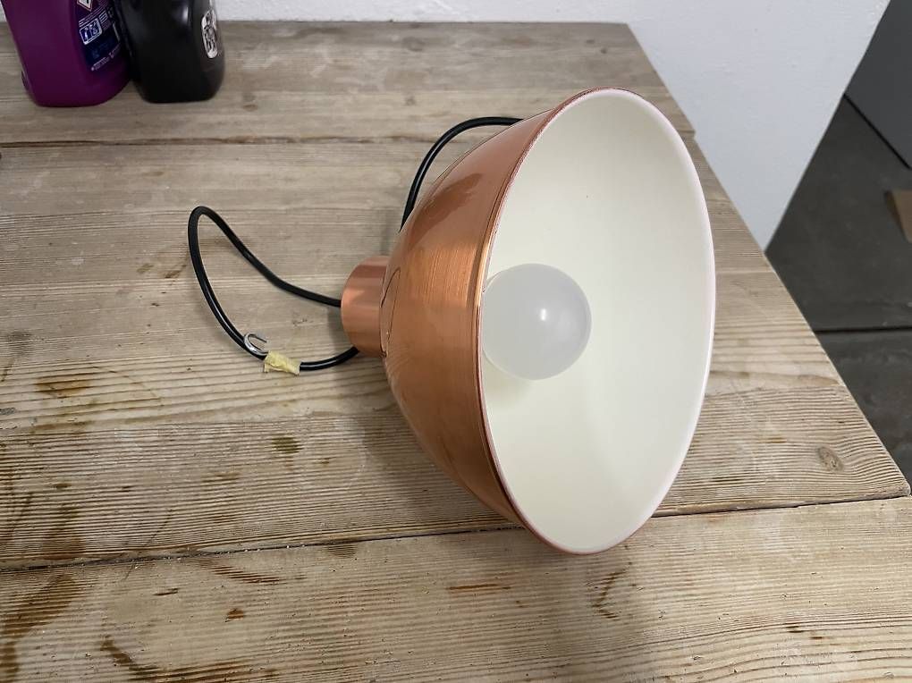 Lampadari & plafoniere: Kupferfarbene Lampe inklusive Glühbirne – Usato da Lenzburg venduto da R-T-I 1