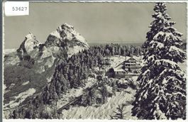 Drahtseilbahn Schwyz-Stoos - Bergstation im Winter