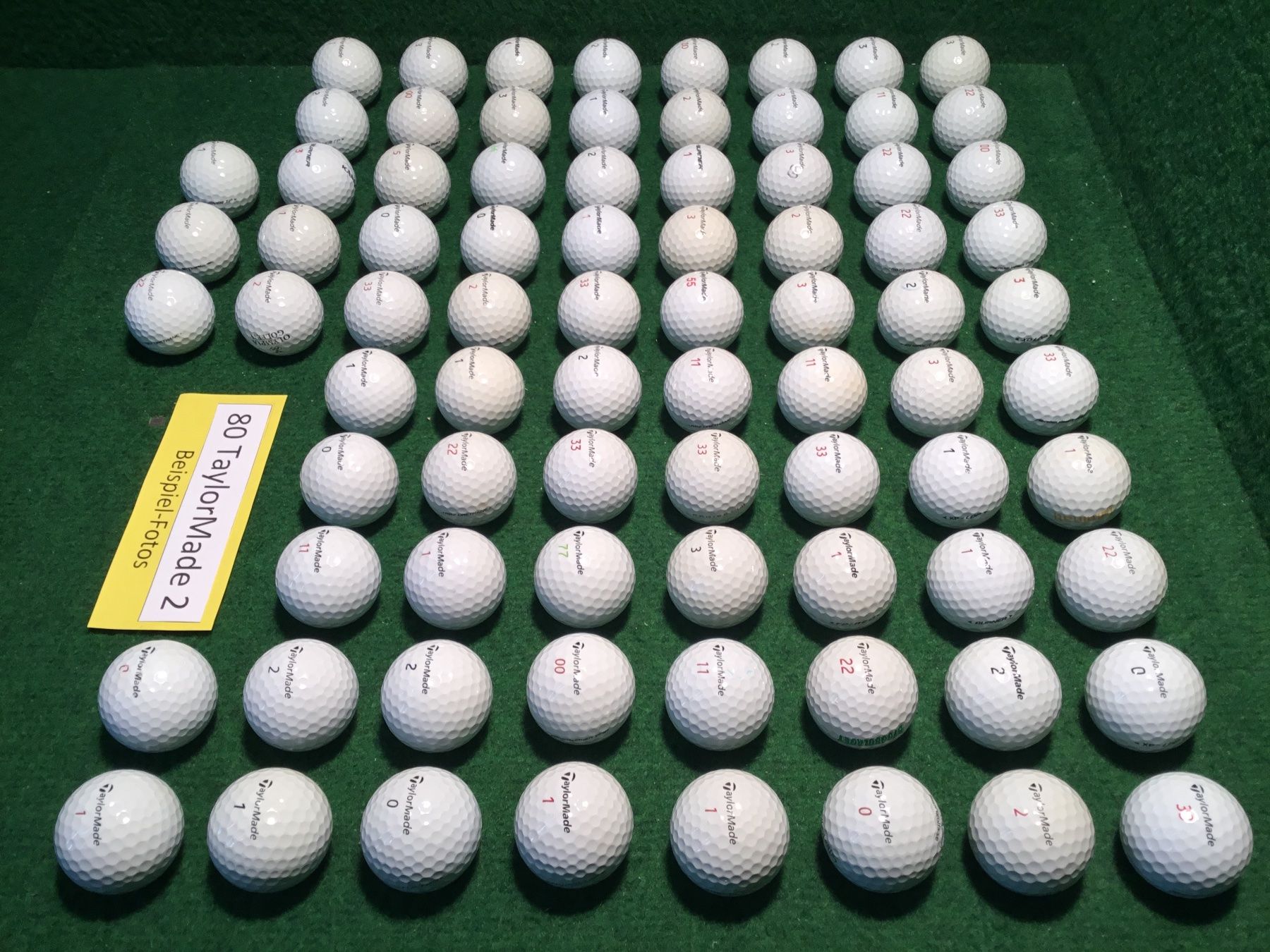Taylor Made Palloni: 80 Golfbälle Taylor Made (schön) – Usato da Bergdietikon venduto da shimano4 1