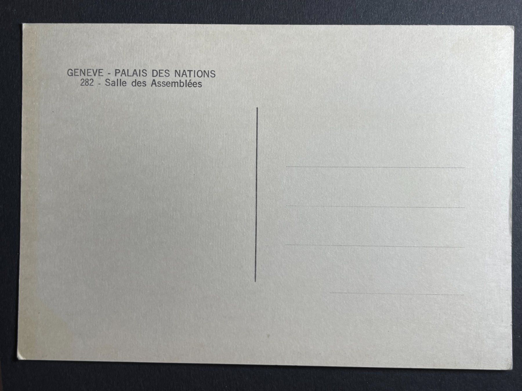Cartoline postali: Genf - Palais des Nations - Innenansicht – Usato da Steg VS venduto da danwer74 1