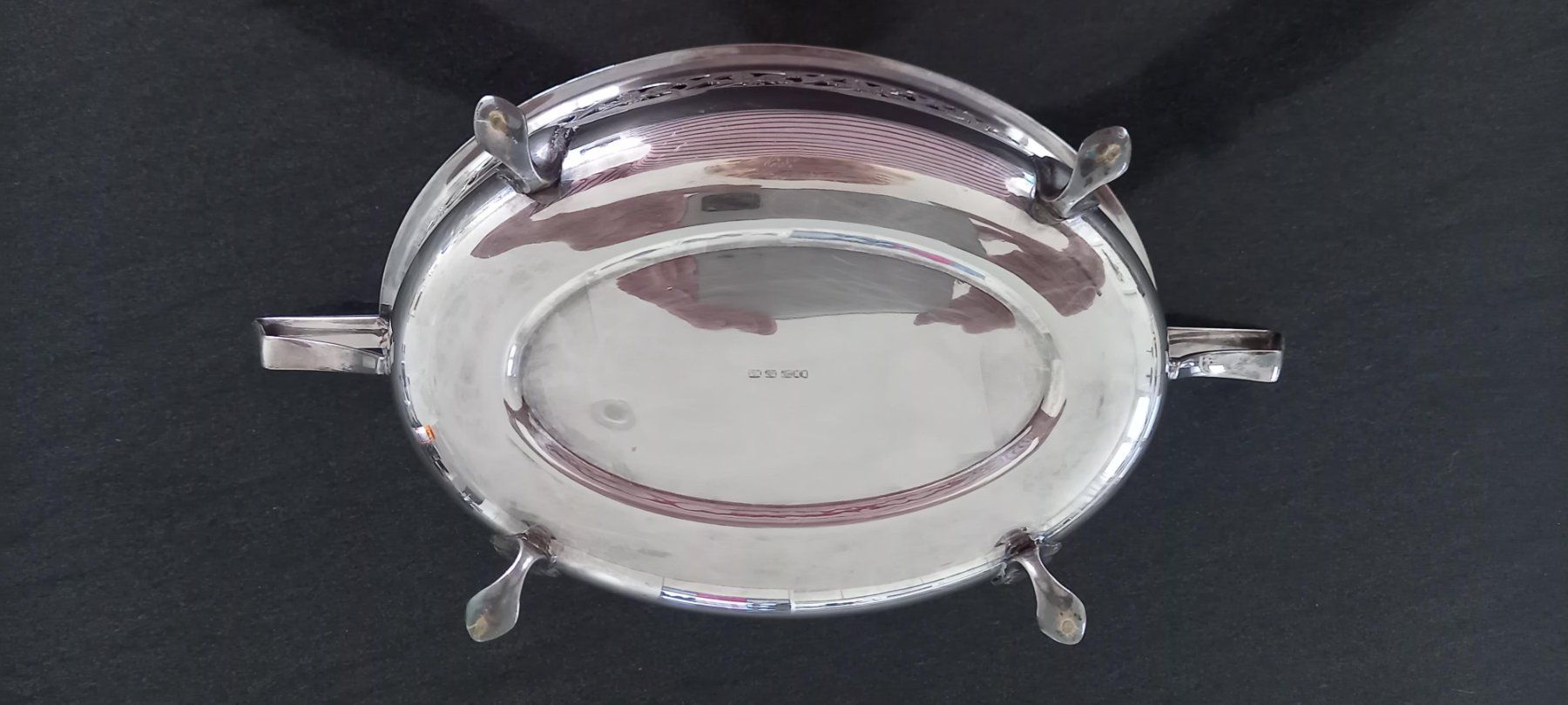 Ciotole: Antike Jugendstil-Schale versilbert mit seitlichen Henkeln – Usato da Seewen SZ venduto da emi_6y6l 2