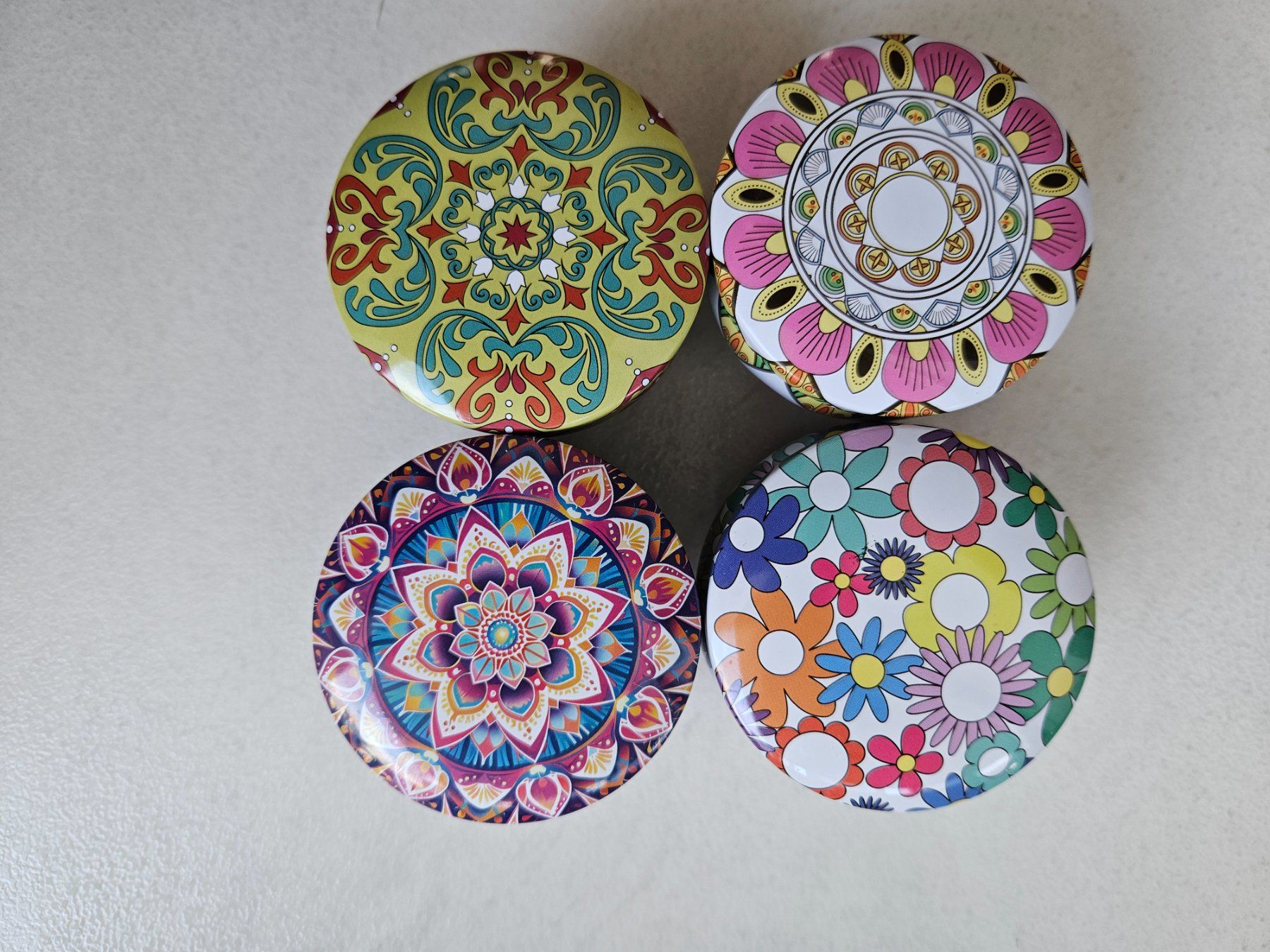 Candele: Duftkerzen Mandala 4.Stk Dosen – Nuovo e nell'imballaggio originale da Oftringen venduto da Mrg3 3