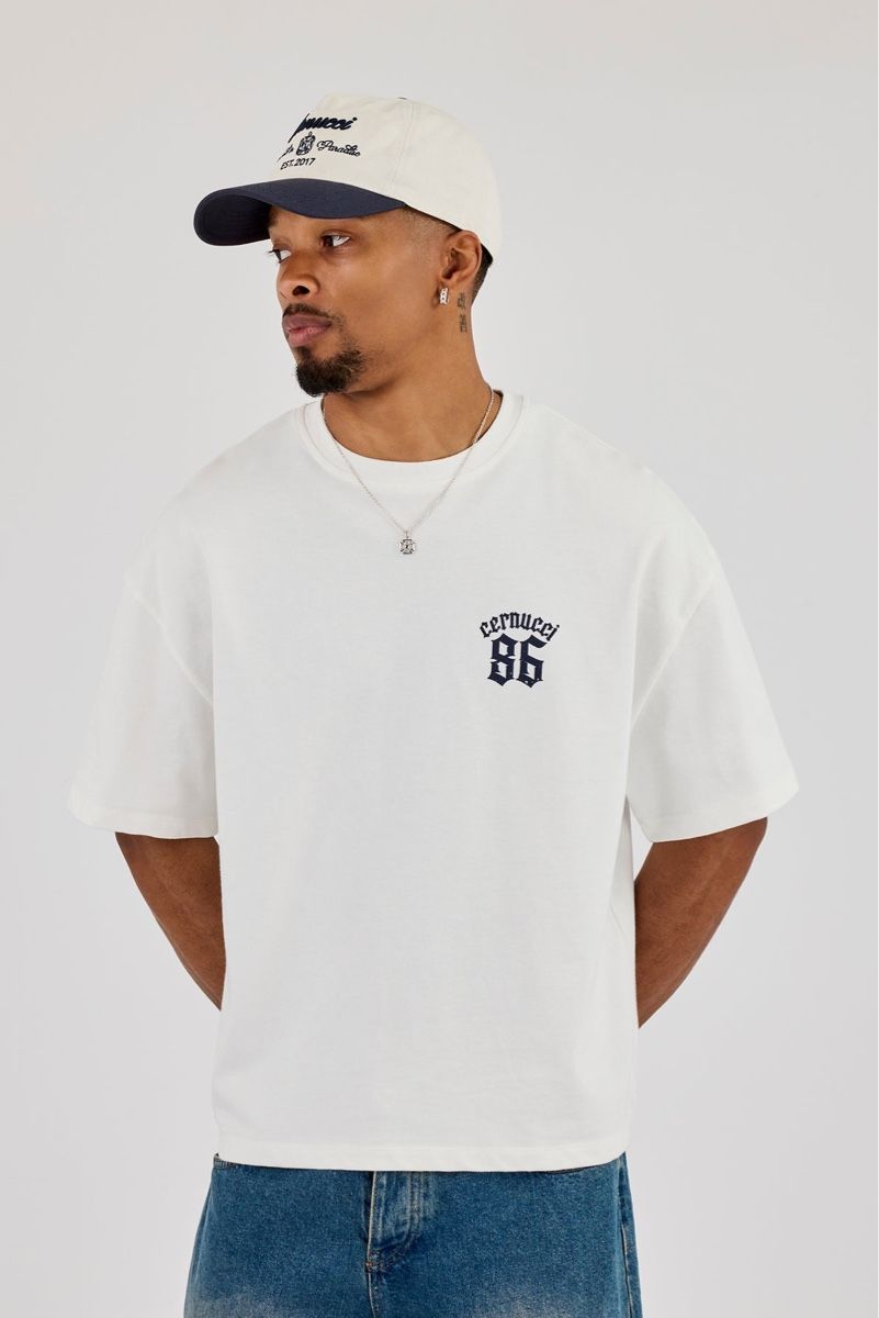 T-Shirts: Cernucci - 86 BACK PRINT BOXY T-SHIRT – Neu und originalverpackt aus Belp von mikaglauser 2