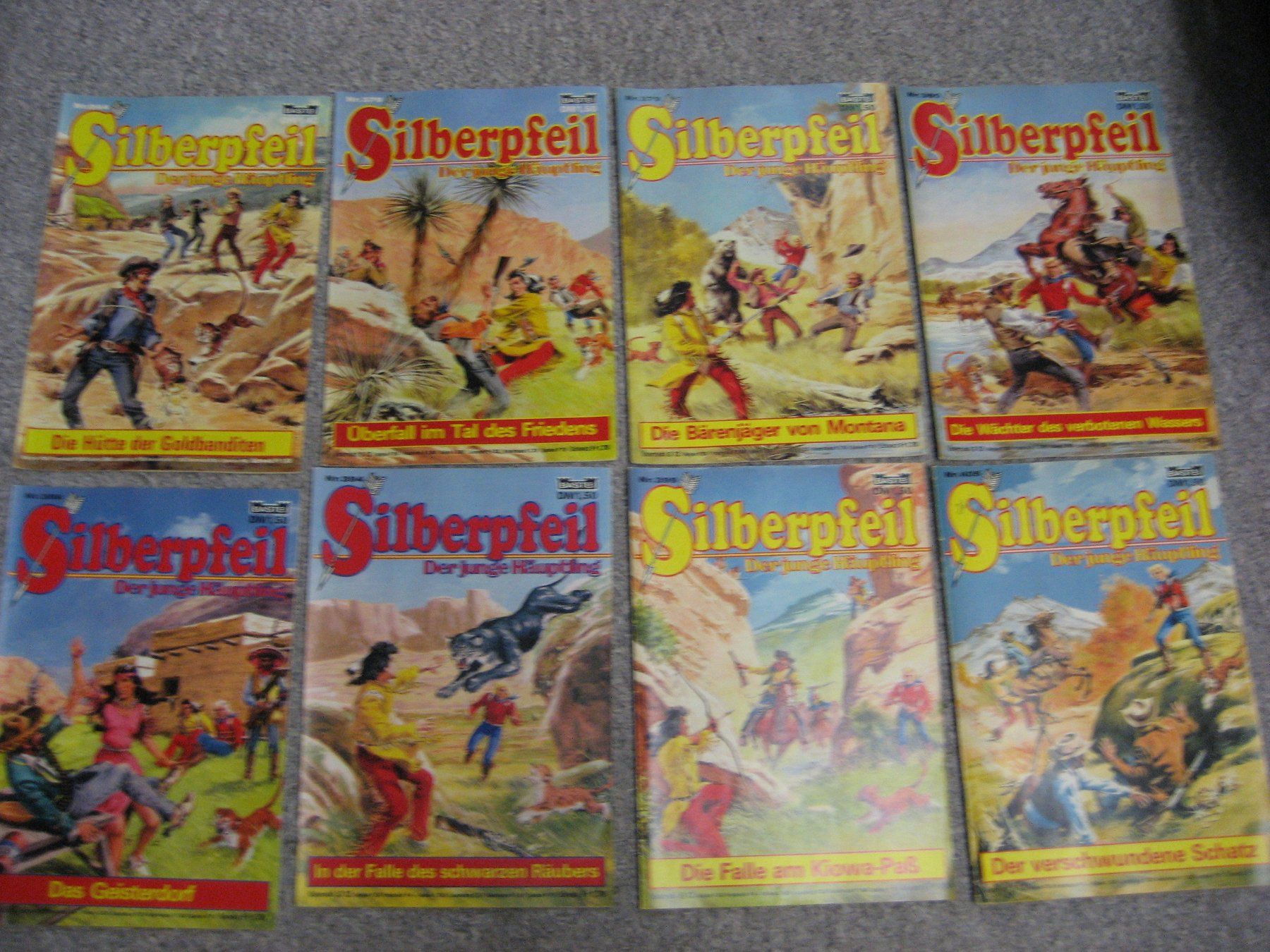 Comics: 8 Silberpfeil Comics – Gebraucht aus Bottighofen von Spiderman61