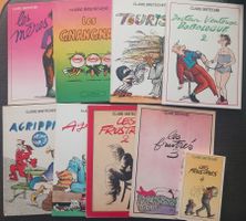 Bandes dessinées Claire Bretécher Lot de 9 albums,