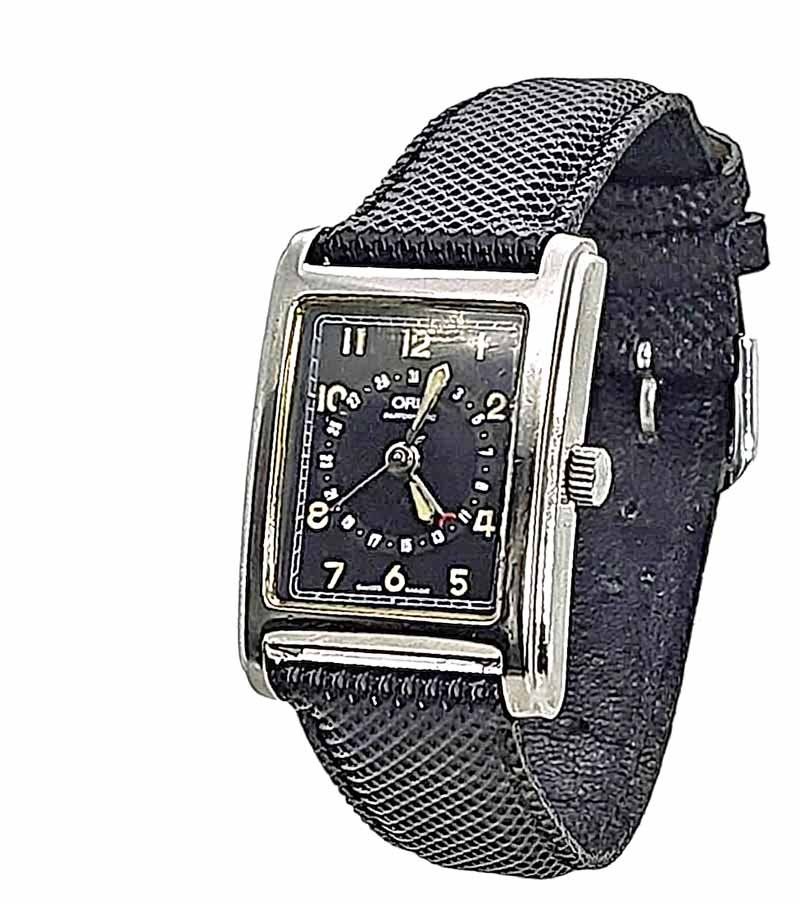 Oris Uhren: Armbanduhr Vintage ORIS "Rectangular / Pointer Date" – Gebraucht aus Zug von urzeit 1