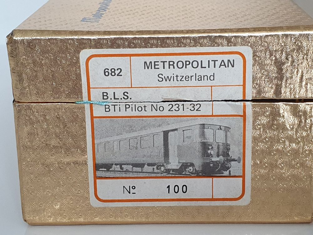 Metropolitan Modelleisenbahnen: BLS Steuerwagen 902 / Umbau aus ABi / Metrop / DC  / Neu – Neu und originalverpackt aus Zürich von BLS58MA 9