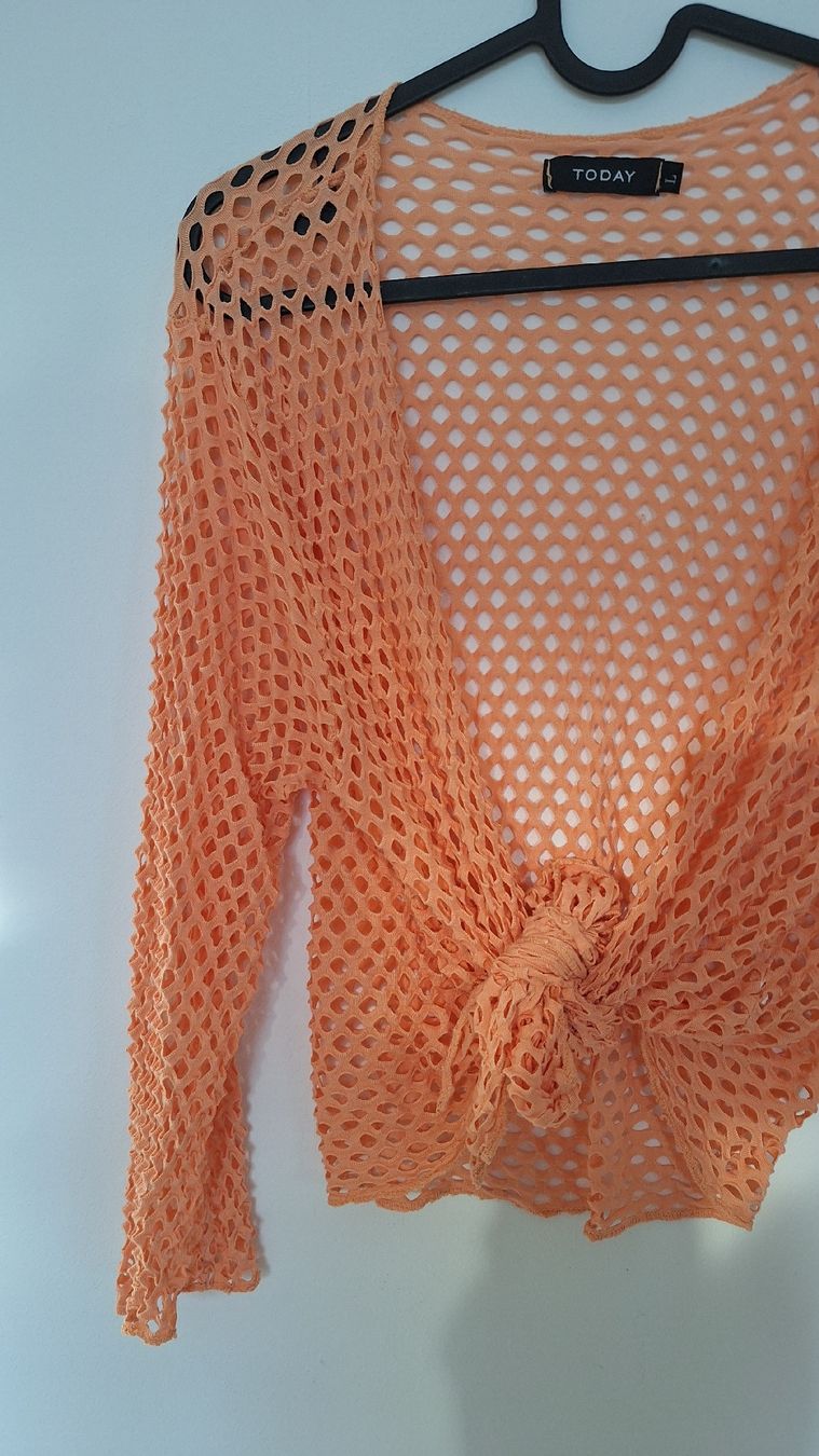 Tops: Netzoberteil Orange, Gr. L – Gebraucht aus Winterthur von shishibelle 2