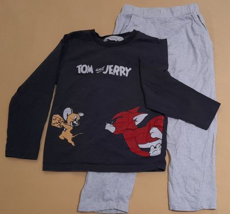 Pyjama Tom and Jerry Langarm 4-6 Jahre