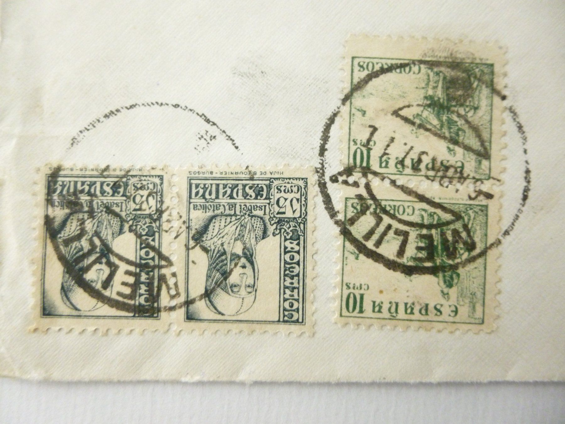 Tutti i francobolli: SPANIEN - MELILLA > DR, Brief 1937, span. ZENSUR / Devisenk. – Usato da Uster venduto da schepus23 2