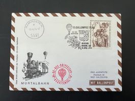53. Ballonpostflug 1975 Ramingstein Murau  (G576)