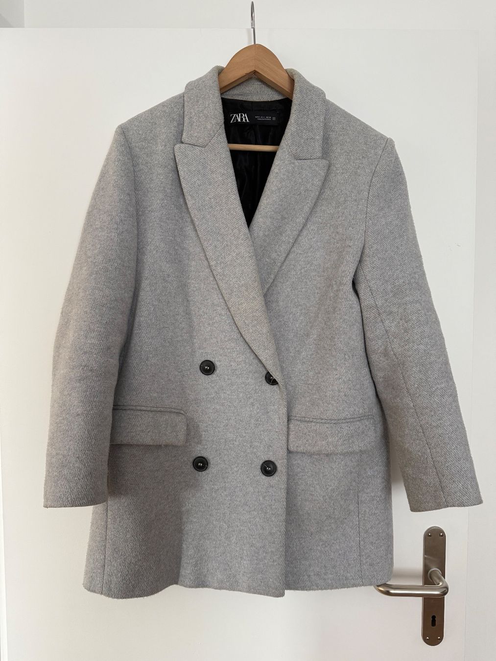 Zara Mäntel: Zara Mantel, hellgrau, Grösse S – Gebraucht aus St. Gallen von sarah0004