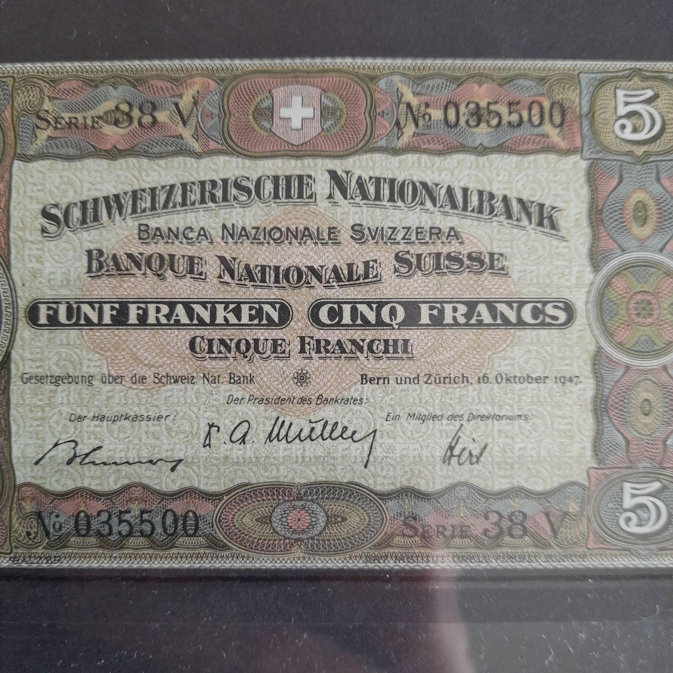 Banconote: 5 Franken Banknoten, 6 Stk. – Usato da Orpund venduto da 118302 5