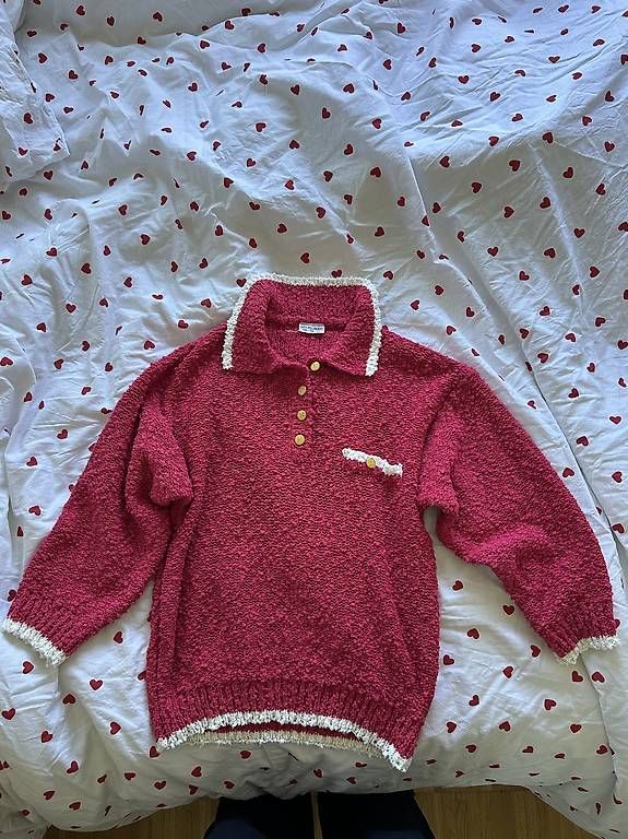 Pullover & Sweatshirts: ROSA BOUCLE POLO-PULLOVER – Gebraucht aus Zürich von cla_l2t2 1
