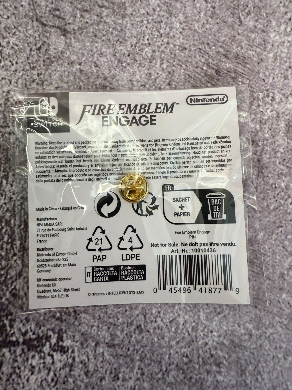 Plaquettes & Badges: Fire Emblem Engage Pin – Neuf avec emballage d'origine à Küssnacht am Rigi par Bionicmax 1