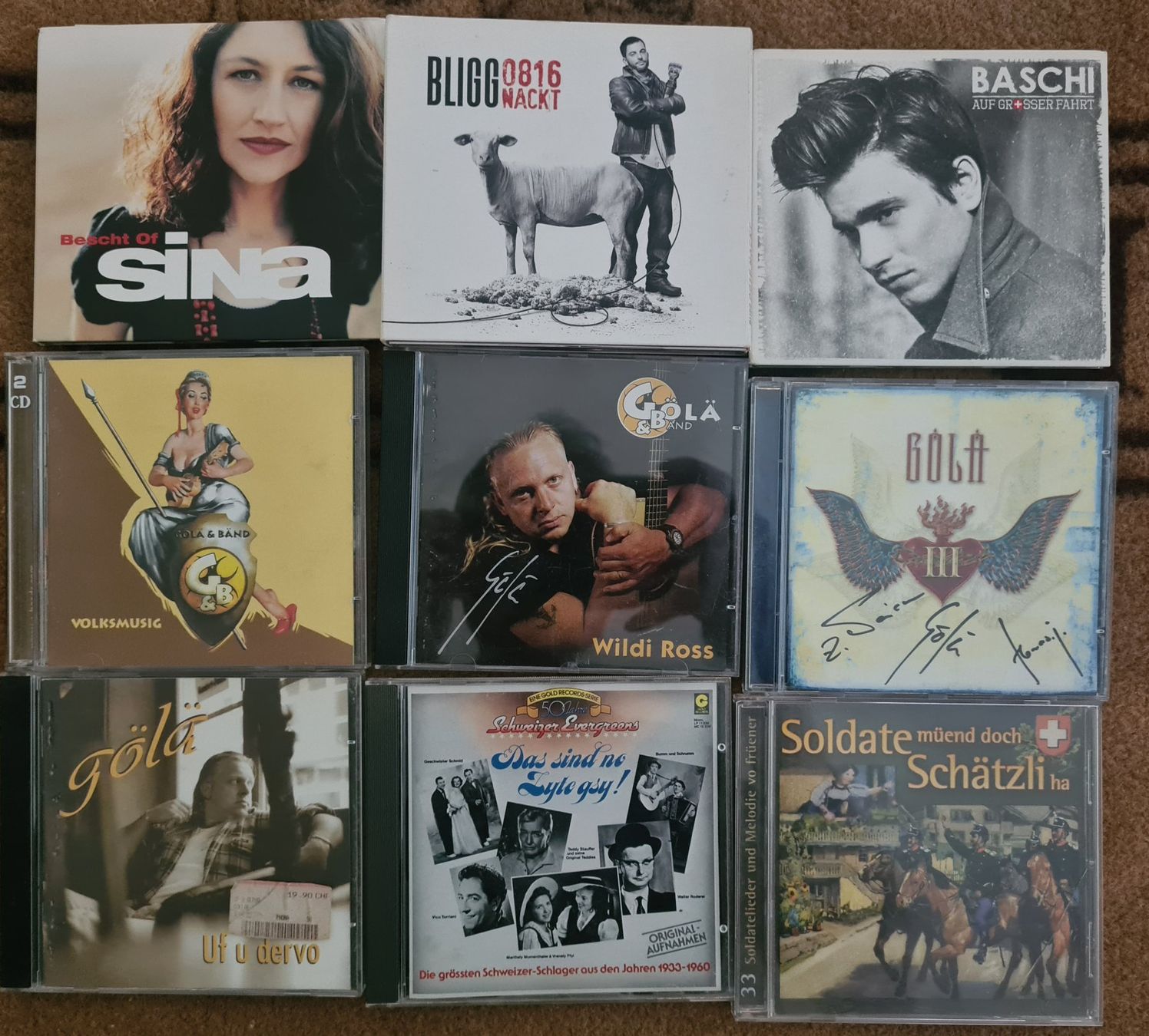 CDs: Mundart CD Sammlung 32 Stück – Gebraucht aus Knonau von michaeln89