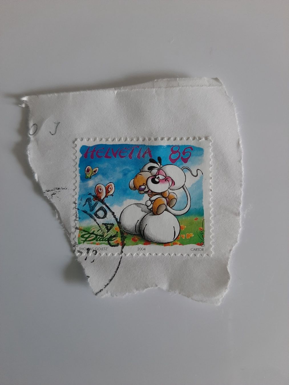Tutti i francobolli: Abgestempelte Diddl Briefmarke – Usato da Rickenbach ZH venduto da clu87