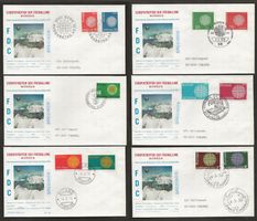 Flugpost 1970 Ballon Schweiz Liechtenstein Mürren SPECIMEN