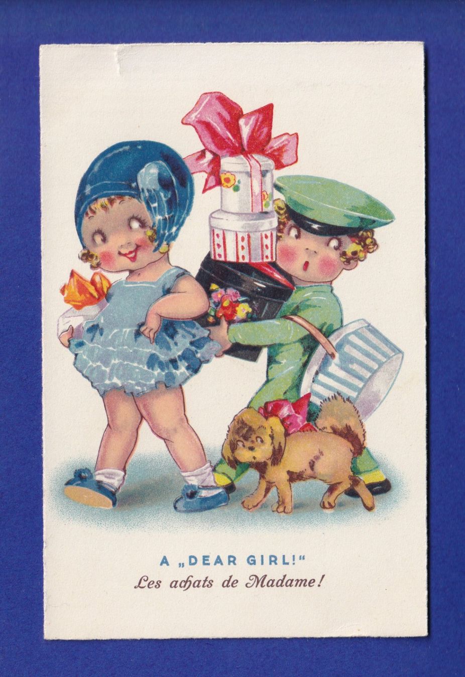 Ansichtskarten: ENFANT - Shopping // déchirure // – Gebraucht aus Pully von nicecards-shop