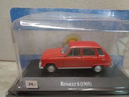 Salvat 1:43 Classic Car Renault 6 1969