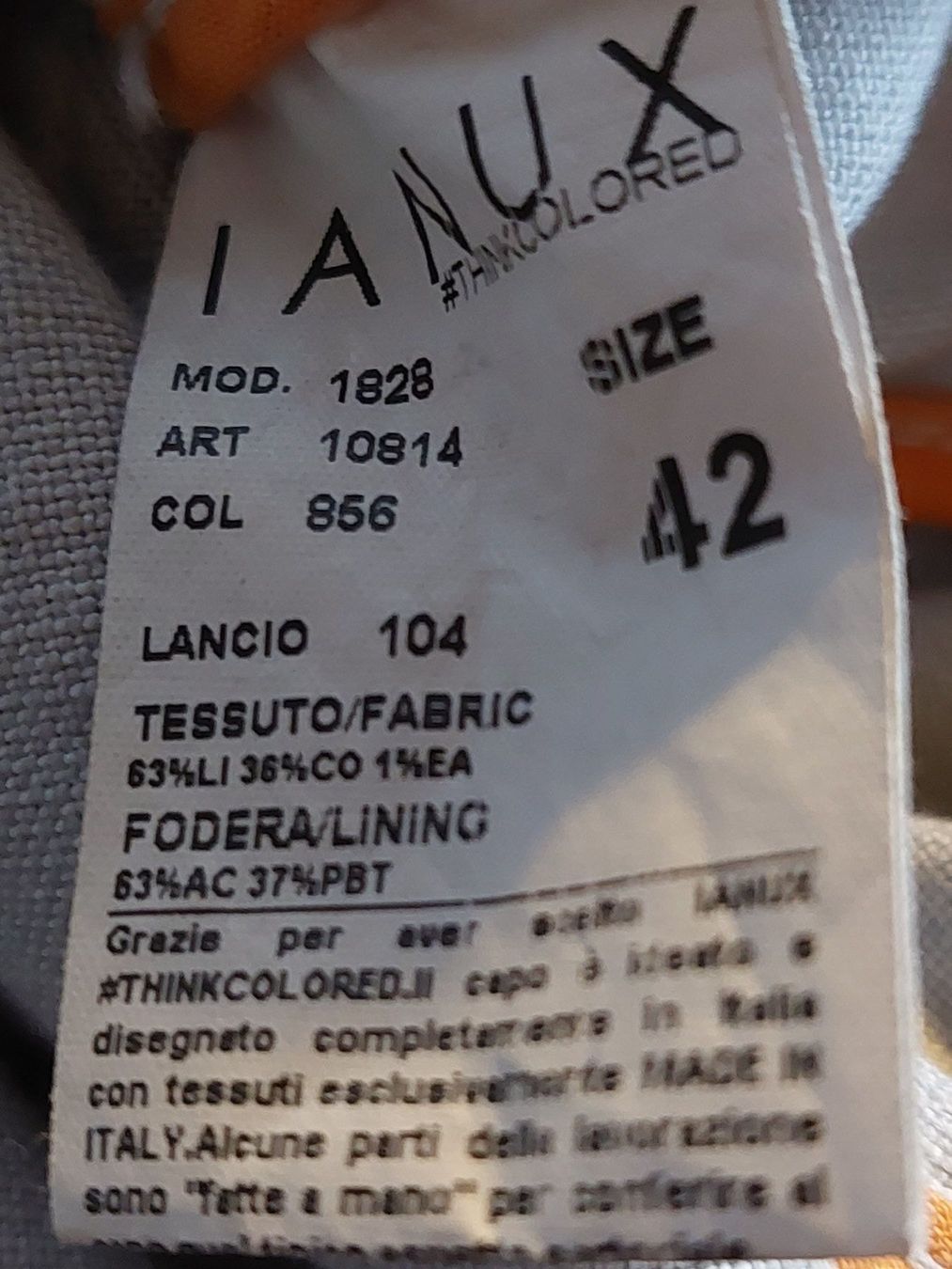 Giacche: Ianux . Leinen-Blazer grau 36 – Nuovo e nell'imballaggio originale da Besenbüren venduto da teluride89 3