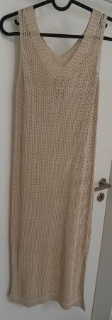Strandkleid goldfarben, leicht glänzend in Grösse S