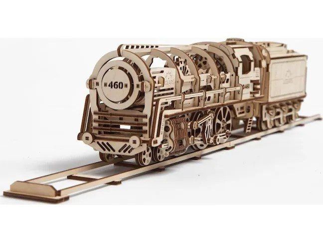 Ugears Kit di modellismo & Modellini statici: UGEARS DAMPFLOKOMOTIVE MIT TENDER – Nuovo e nell'imballaggio originale da Ostermundigen venduto da wini63 1