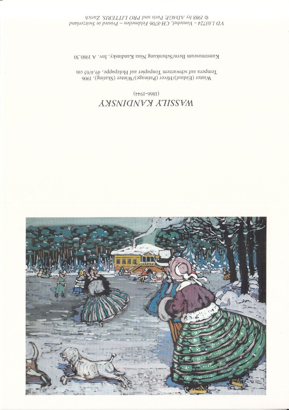 Cartoline postali: DK Wassily Kandinsky, Winter, 1906 – Nuovo (secondo la descrizione) da Bürglen TG venduto da StampGraf