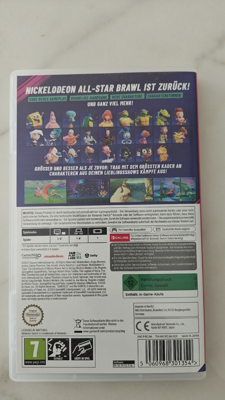 Giochi: Nickelodeon All-Star Brawl 2 - Nintendo Switch – Usato da Montagnola venduto da mattbert86 1