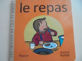 " le repas / le soir " livre 2 histoires recto / verso