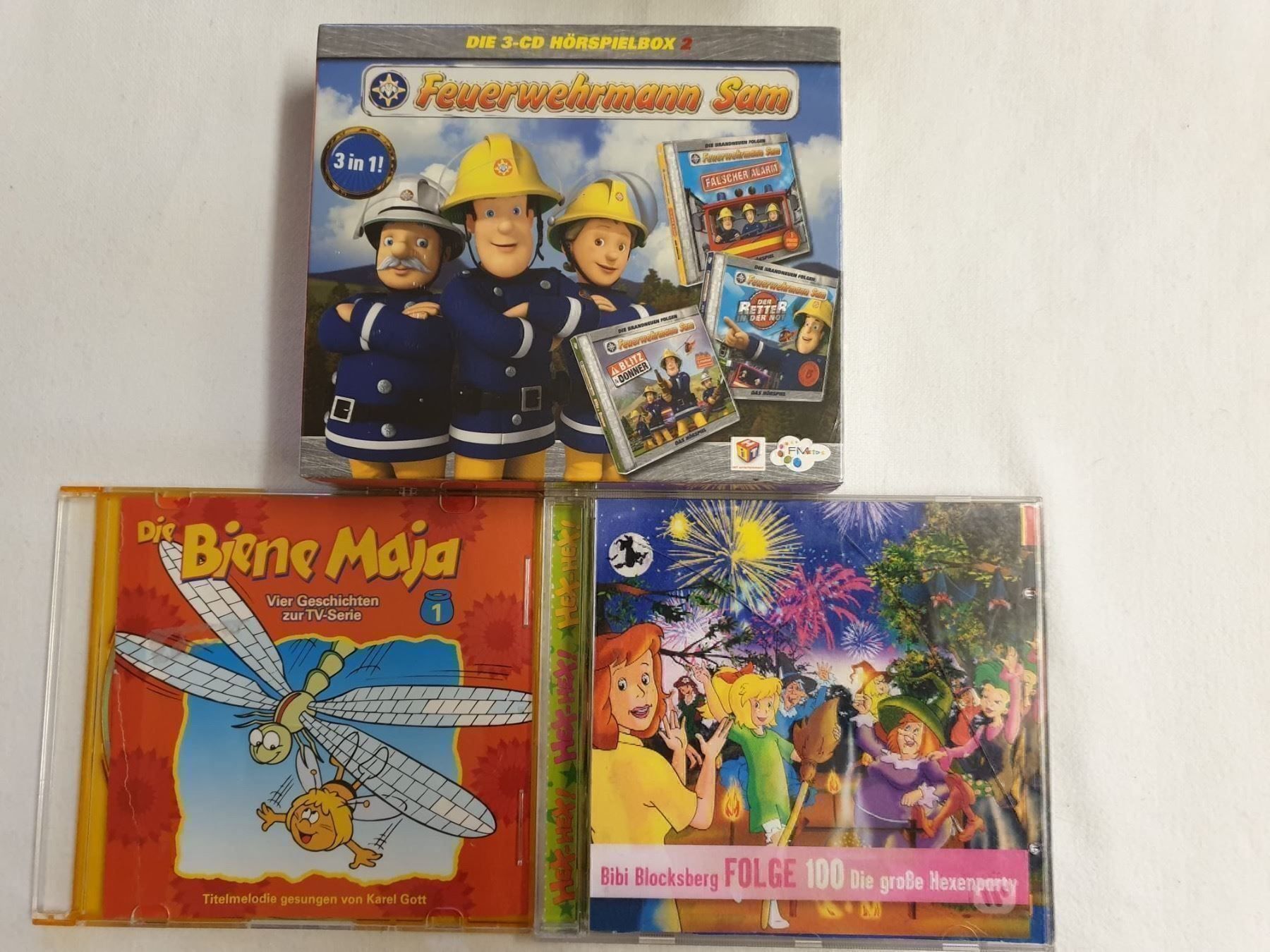 CD: Kinder Cds Feuerwehrmann Sam, Blocksberg – Usato da Rebstein venduto da gimmma