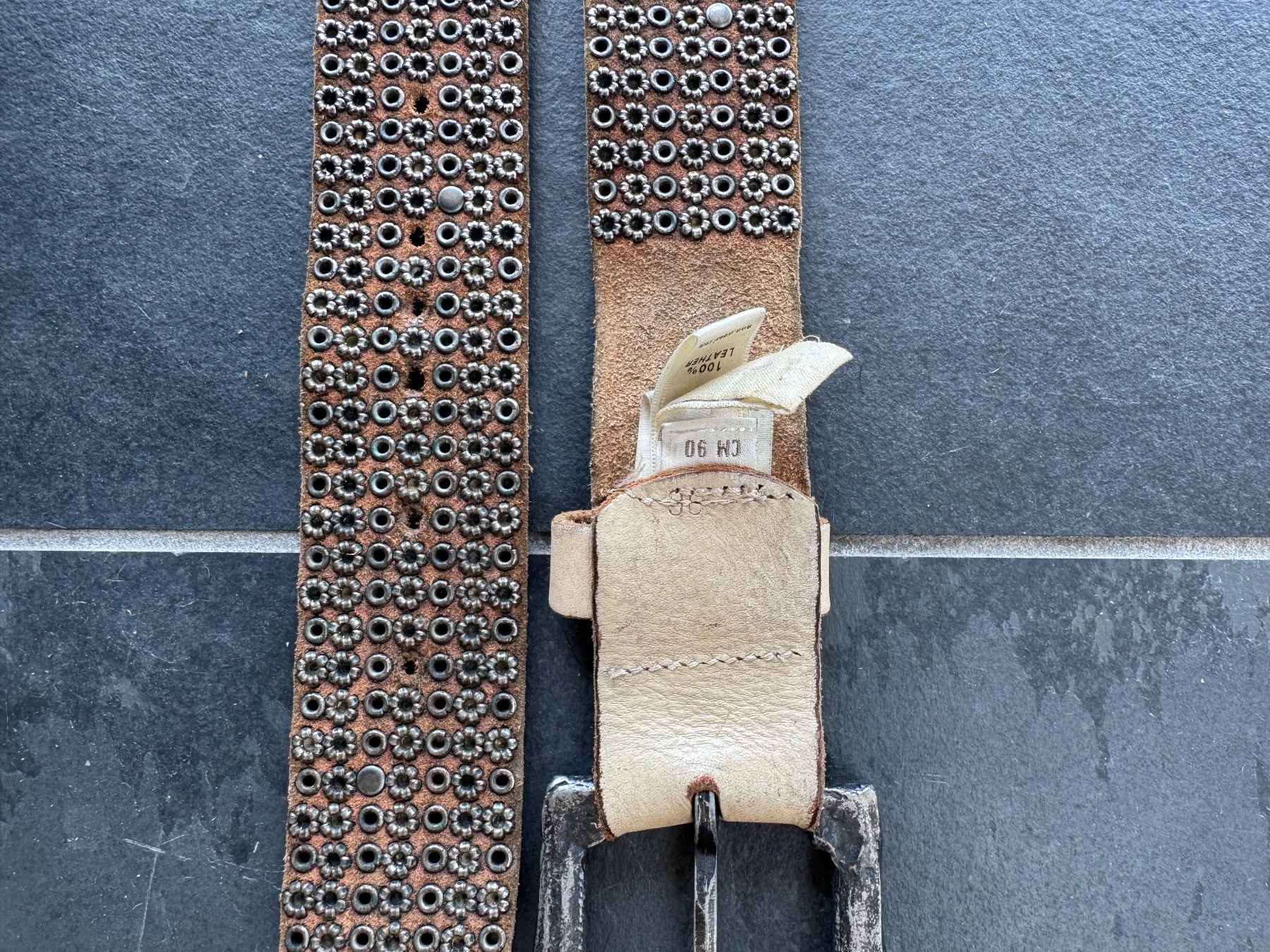 Diesel Cinture: Diesel Nietengürtel Leder – Usato da Kriens venduto da saintstone 2