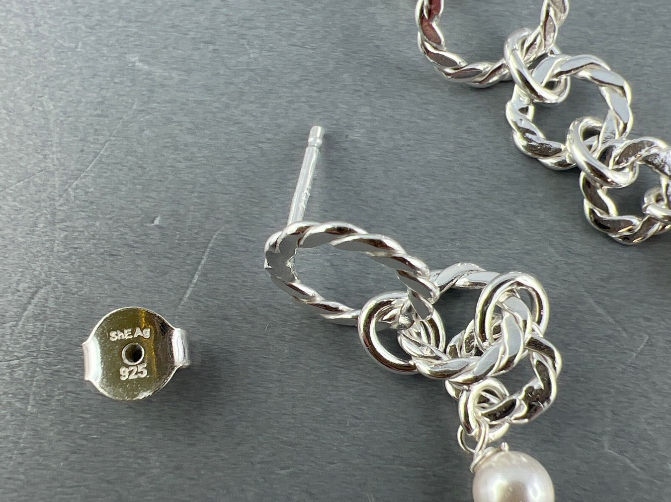 Orecchini pendenti & Orecchini a lobo: Ohrstecker 925 Silber – Usato da Niederuzwil venduto da leo_8857 1