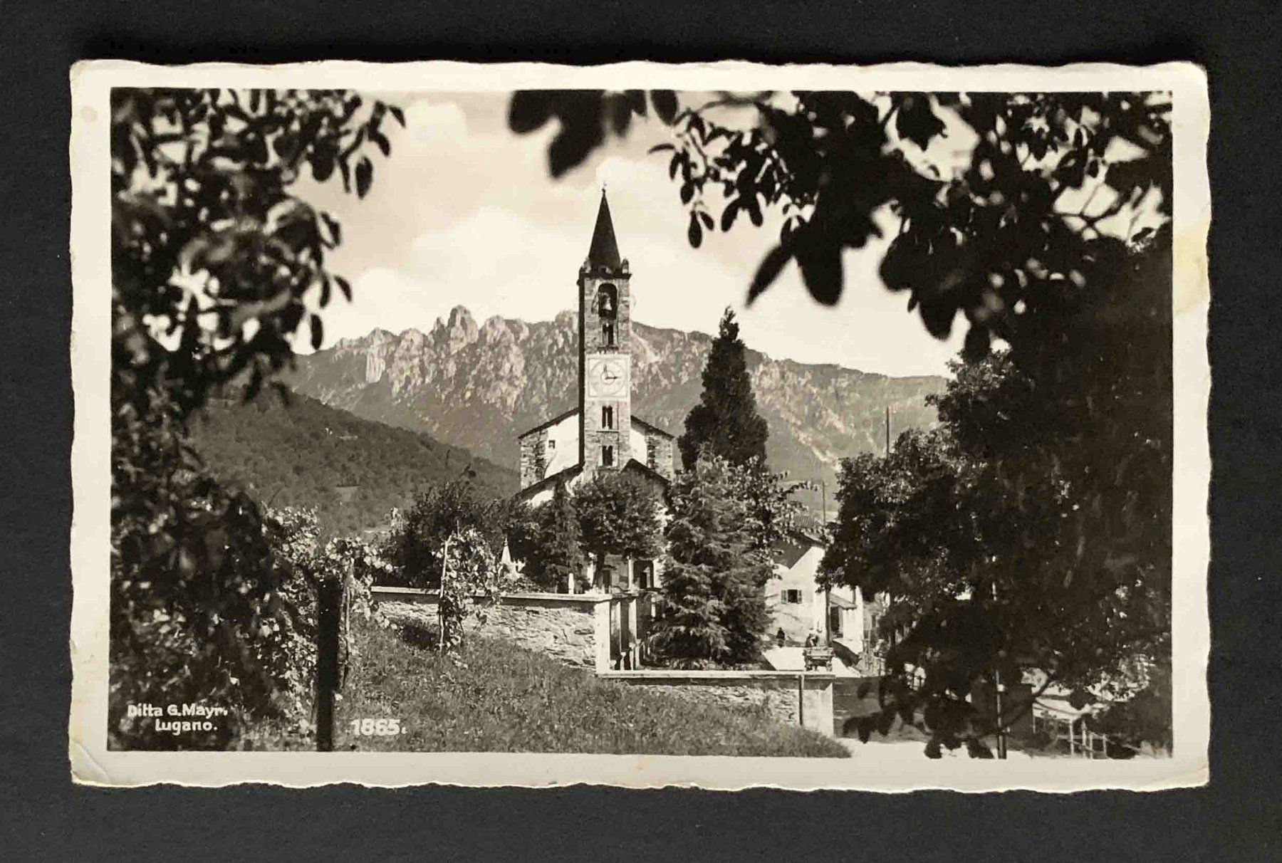 Cartoline postali: AK Chiesa di Tesserete – Usato da Goldau venduto da artelier1